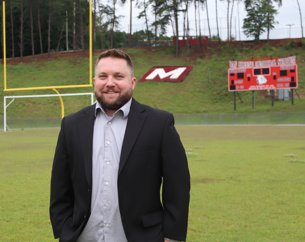 Joe Fielder on MHS football field