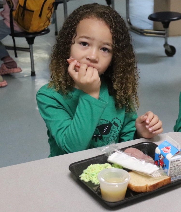 PHES student with green eggs and ham