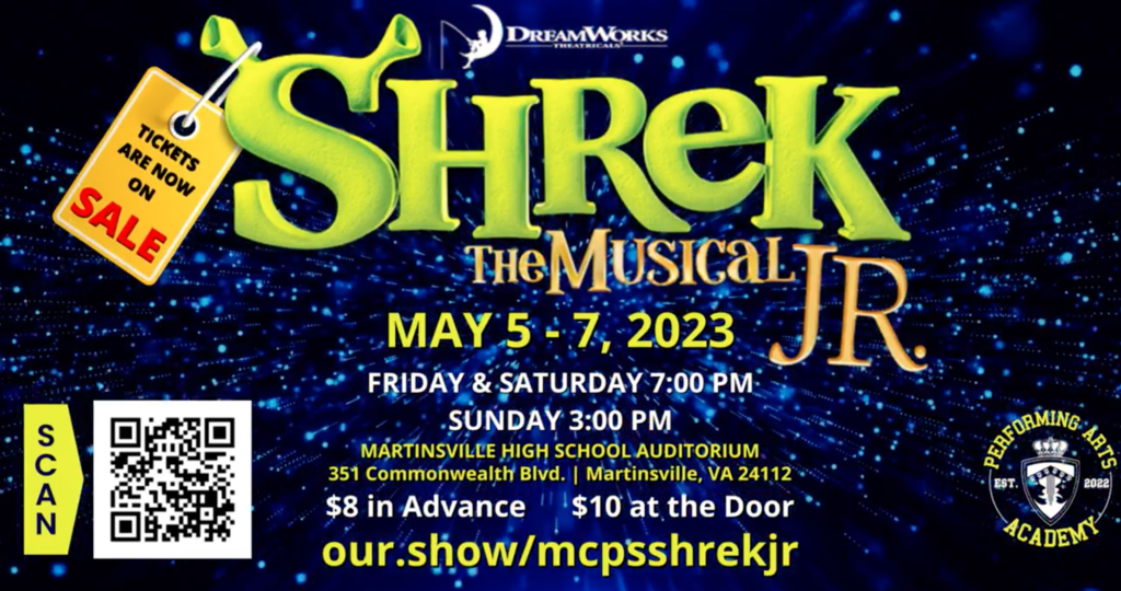 Shrek the Musical Jr. graphic