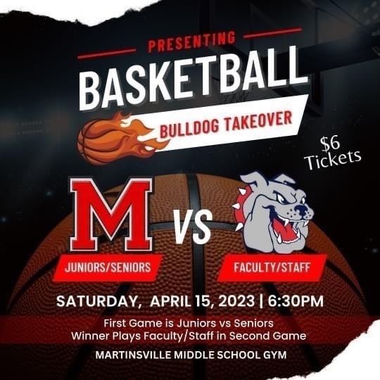 Bulldog Basketball Takeover poster