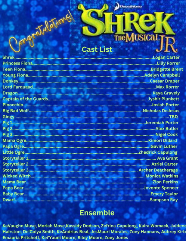 shrek the musical cast breakdown